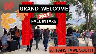 GRAND WELCOME FOR FALL INTAKE STUDENTS AT FANSHAWE SOUTH CAMPUS  FALL 2023 LONDON ONTARIO CANADA [upl. by Wilterdink]