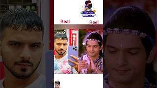 Radha Krishna Serial CharacterReel Vs Real short shortsvideo [upl. by Hafler]