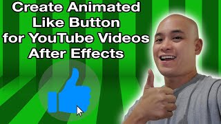 How To Create An Animated Like Button For YouTube Videos  Adobe After Effects Tutorial [upl. by Gayl]