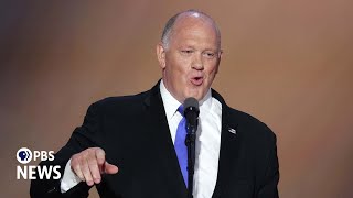 WATCH Tom Homan speaks at 2024 Republican National Convention  2024 RNC Night 3 [upl. by Nerat]