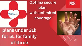 Hdfc ergos Optima secure plan for individuals and families with 4x Benefits at no additional cost [upl. by Nasia]