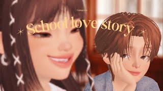 School love story  Teenage couple zepeto couplegoals love cute [upl. by Oicelem286]