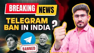 Telegram Ban in india 🔥 Telegram CEO Arrested 😱 Telegram news update telegram news salim discover [upl. by Ardnot]