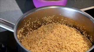 La cuisson du quinoa façon pilaf  La Roussière en cuisine [upl. by Trevlac642]