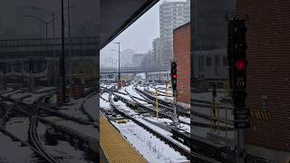 Davisville Subway Station in the Snow  Toronto [upl. by Bahr36]