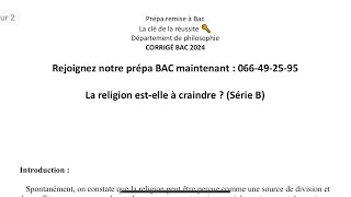 Corrigé BAC 2024 Philosophie  Méthode Dissertation Philo [upl. by Akehsar]