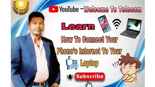 How to connect wifi in your computer by mobile satish Chauhan [upl. by Nnoryt]