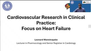 Cardiovascular Research in Clinical Practice  Focus on Heart Failure [upl. by Maurits]