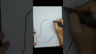 How yo draw a mango  mango drawing for beginners mango mangodrawing drawmango [upl. by Sancha]