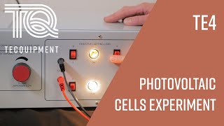 Photovoltaic Cells Experiment TE4  Alternative Energy  TecQuipment [upl. by Denman]