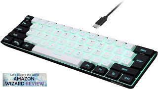 Snpurdiri Wired Gaming Keyboard RGB Backlit Mini Keyboard Waterproof Review [upl. by Auhoj]