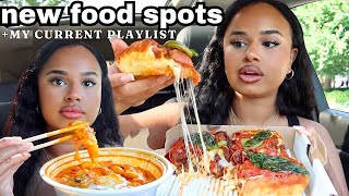 Trying NEW Food Spots in Toronto  Songs Ive Been LOVING  DRIVE WITH ME ​⁠FashionNova [upl. by Joann810]