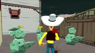 Lucky Luke Western Fever  Level 2 Cactus Junction 2001  4K60 [upl. by Arissa879]