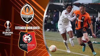 Shakhtar Donetsk vs Rennes Extended Highlights  UEL Playoff 1st Leg  CBS Sports Golazo [upl. by Carina]