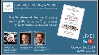 Leadership Book of the Month on quotThe Wisdom of Teamsquot by Jon Katzenbach and Douglas Smith [upl. by Doralia]