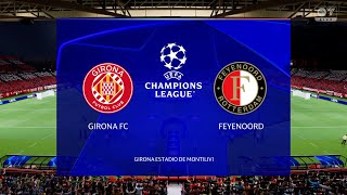 GIRONA vs FEYENOORD  Champions League group stage  FC 25 [upl. by Dunning]