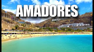 AMADORES BEACH  April 2021  Canary Virtual Tours 4k HD  Gran Canaria [upl. by Dlorag]