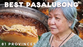 The Best Cassava Cake in the Philippines  Budin from Quezon [upl. by Bucher972]