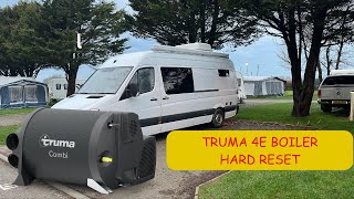 Truma 4 E Combi Boiler HARD RESET Fault Code E515H amp E638H fix [upl. by Apostles]