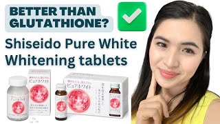 HOW TO TAKE SHISEIDO PURE WHITE Is This Whitening Supplement Worth The Hype [upl. by Noreik602]