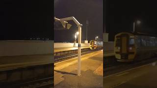 Class 158 719 levenmouth leaving Montrose 011124 train trainspotteruk trainspottinguk scotrail [upl. by Von]