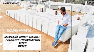 Makrana white marble tiles price Makrana white marble complete information White marble Marbles [upl. by Nohsyar]