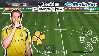 ✅ Novo eFootBall PES 2025  PPSSPP  DOWNLOAD Atualizado Gráficos HD Offline [upl. by Cherin355]