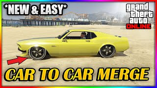 NEW amp EASY GTA 5 CAR TO CAR MERGE GLITCH AFTER PATCH 168 F1BENNYS WHEELS ON ANY CAR XBOXPSN [upl. by Novla]