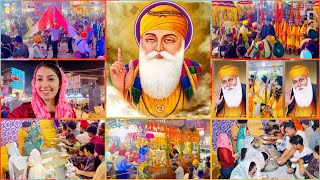 kaursheebavlogs  DELHI TILAK NAGAR NAGARKIRTAN  555th Gurpurab GURU NANAK DEV JI🙏🙏 [upl. by Anaynek]