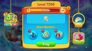 Fishdom 7206 Level  17 moves  NO BooSTERS [upl. by Gris]