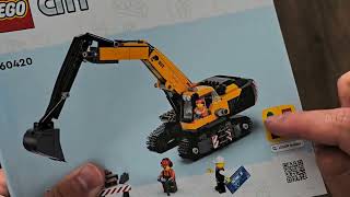 Ich Bagger gerne  Lego City 60420 Raupenbagger Review [upl. by Hplodnar]