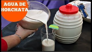 HAZ ESTA DELICIOSA AGUA DE HORCHATA TIPO LA MICHOACÁNA MUY CREMOSITA [upl. by Kimmi838]