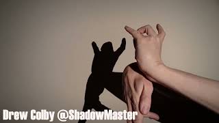 Dancing Person Hand Shadow Tutorial [upl. by Acceb]