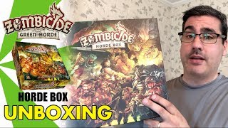 ZOMBICIDE HORDE BOX UNBOXING [upl. by Annid394]