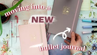 Moving to a New Bullet Journal 🌸 [upl. by Ahsaten]