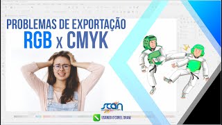 Problemas de exportação com formatos RGB x CMYK [upl. by Camarata679]