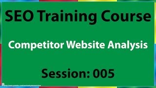 05 How to Analyze Competitors Website for SEO [upl. by Chilcote]