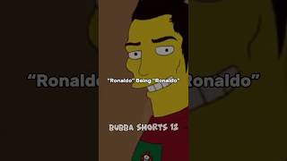 Respect Ronaldo For Nutmegging The Simpson🤯🤫 shorts football soccer [upl. by Lundt]