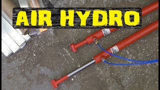 Hydraulics using compressed air [upl. by Neerhtak]