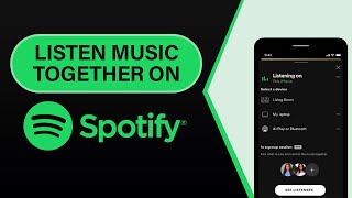 How to listen music together on Spotify 2024 [upl. by Ellenij]