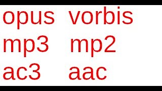 Opus vs Vorbis vs MP3 vs AAC vs AC3 vs MP2  Audio CoDecs at low bitrates [upl. by Yadsnil]