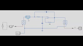 Active second order lowpass filter frequency response using SIMULINKSIMSCAPE [upl. by Ahsoik556]