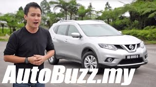 2015 Nissan XTrail 25L 4WD review  AutoBuzzmy [upl. by Ahsinotna]