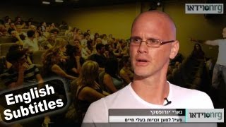 News report Gary Yourofsky lectures to Israeli press [upl. by Chui]