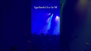 Agalloch Live in San Francisco neofolk postrock blackmetal doommetal [upl. by Tnomal]