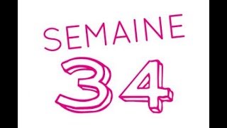 34 semaine de grossesse  36ème semaine d’aménorrhée [upl. by Sherurd402]