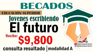 Resultados de la beca Jóvenes Escribiendo el Futuro 20222 ¡Modalidad A [upl. by Hayyim]