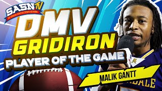 DMV Gridiron Interviews Defensive Back Malik Gantt [upl. by Marvin]