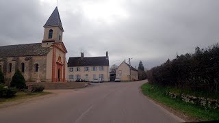 VLOG France  Bourgogne on the countryside ChalonsClunyMacon  driving 4k [upl. by Toddie]