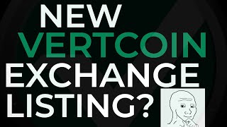 New Vertcoin Exchange Listing [upl. by Onez]